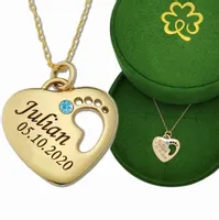 złoty łańcuszek DUŻE SERDUSZKO prezent dla Mamy