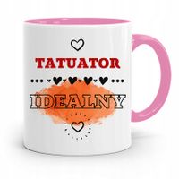 Dla Tatuażystki Tatuażysty Kubek Różowy Na Prezent Z Nadrukiem Ze Zdjęciem