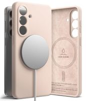 ringke silicone magnetic magsafe galaxy s26 pink sand