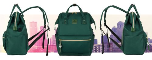 plecak materiałowy ptn alfa-5990 dark green na Arena.pl