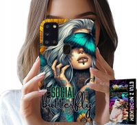 ETUI DO SAMSUNG GALAXY A21s - ANTI SOCIAL, BUTTERFLY, MOTYLEK, KOBIECE