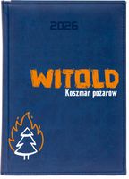 KALENDARZ A5 2026 DZIENNY PLANER Z NADRUKIEM UV DLA STRAŻAKA PREZENT IMIĘ