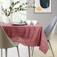 Obrus plamoodporny VESTA 140x450  brudny róż AmeliaHome