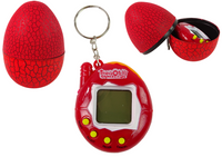 Tamagotchi w Jajku Gra Elektroniczne Zwierzątko Czerwone