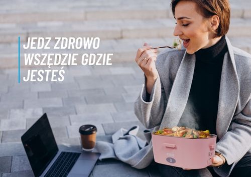 ELEKTRYCZNY LUNCH BOX POJEMNIK PODGRZEWACZ OBIADU DO BIURA AUTA TIRA 12/24V na Arena.pl