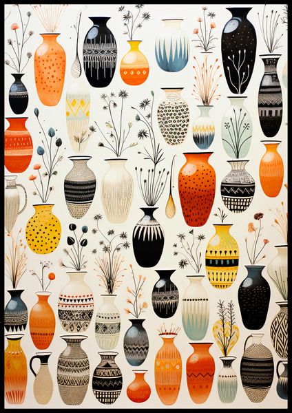 Plakat 70x100cm Symfonia Wazonów zdjęcie 2