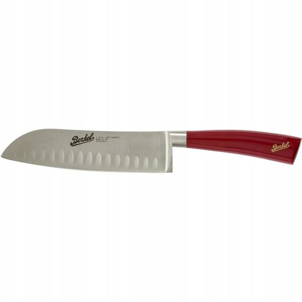 Nóż Berkel Elegance Santoku 18 cm Czerwony zdjęcie 1