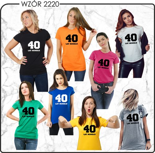 KOSZULKA prezent na Urodziny 18 20 30 40 50 60 70 na Arena.pl