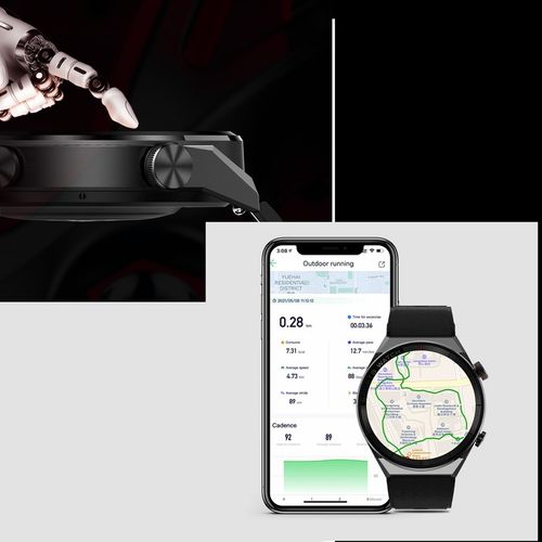 ZEGAREK SMARTWATCH MĘSKI Z ROZMOWAMI sport IPS 1.45 Menu PL bateria 320mAh na Arena.pl