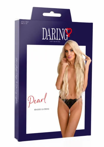 obsessive pearl beaded g-string koronkowe stringi z perełkami s/m na Arena.pl