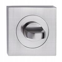 SZYLD DOLNY KWADRAT NIKIEL SZCZOTKOWANY BLOKADA WC