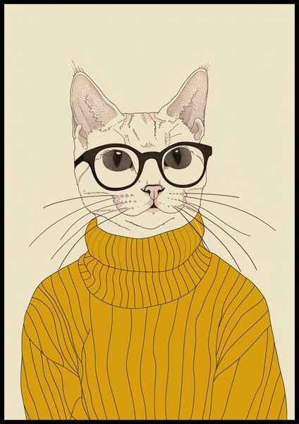 Plakat 70x100cm Intelektualista zdjęcie 2