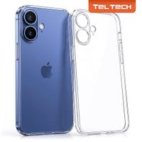 Teltech nakładka slim case 2mm do iPhone 16 transparentny
