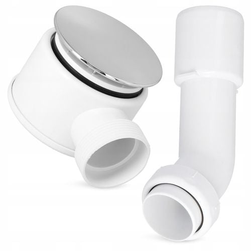 Syfon Brodzika 50 mm CZYSZCZONY GÓRY Odpływ Prysznica Wanny Niski na Arena.pl