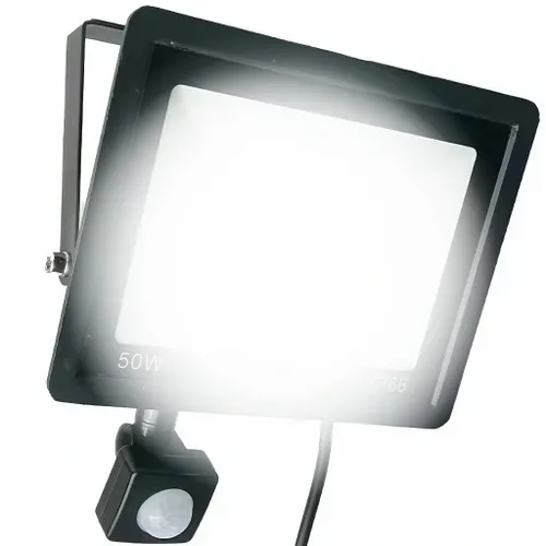 HALOGEN LED 50W REFLEKTOR NAŚWIETLACZ ZEWNĘTRZNY CZUJNIK RUCHU ZMIERZCHU na Arena.pl