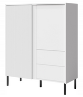 Nowoczesna Komoda Biała 100 cm ZUZIA JR - 2 Kolory