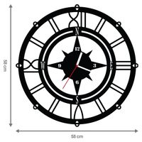 ZEGAR ŚCIENNY RETRO 58cm XXL 160.11