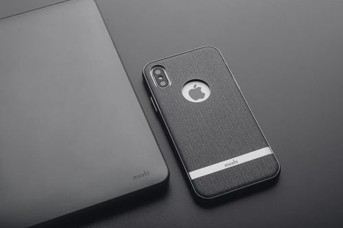 Moshi Vesta - Etui iPhone Xs / X (Herringbone Gray) na Arena.pl