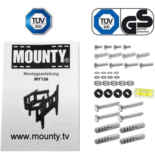 MOUNTY UCHWYT ŚCIENNY DO TV LCD PLAZMA 32-86 CALI na Arena.pl