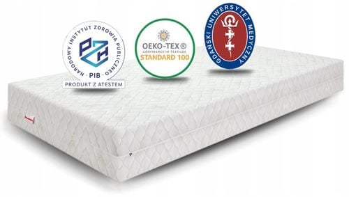 MATERAC 160x200 KONIEC Z BÓLEM PLECÓW BESTSELLER ULGA DLA KRĘGOSŁUPA na Arena.pl
