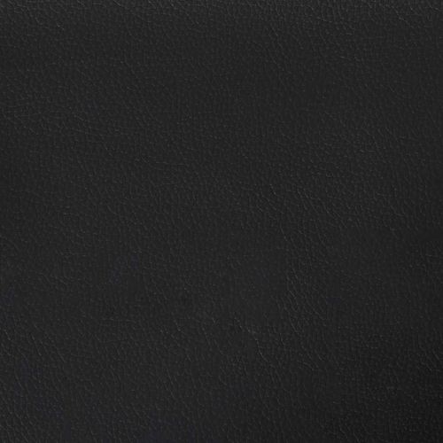 Łóżko z materacem, czarne, 180x200 cm, sztuczna skóra na Arena.pl