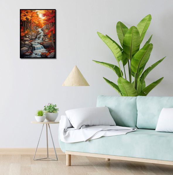 Plakat 40x55cm Jesienne Wodospady zdjęcie 4