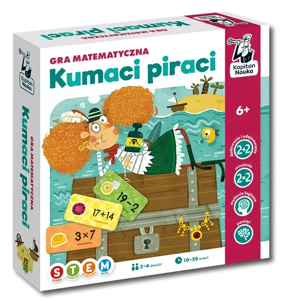 Kumaci piraci. Gra matematyczna zdjęcie 1