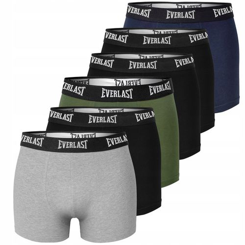 Everlast Bokserki Męskie Bawełniane BM404 6 sztuk Rozmiar L na Arena.pl