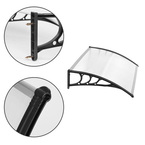 Daszek nad drzwi 150x80 cm zadaszenie osłona poliwęglan na Arena.pl