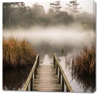 Obraz 100x100cm Most do Tajemnicy