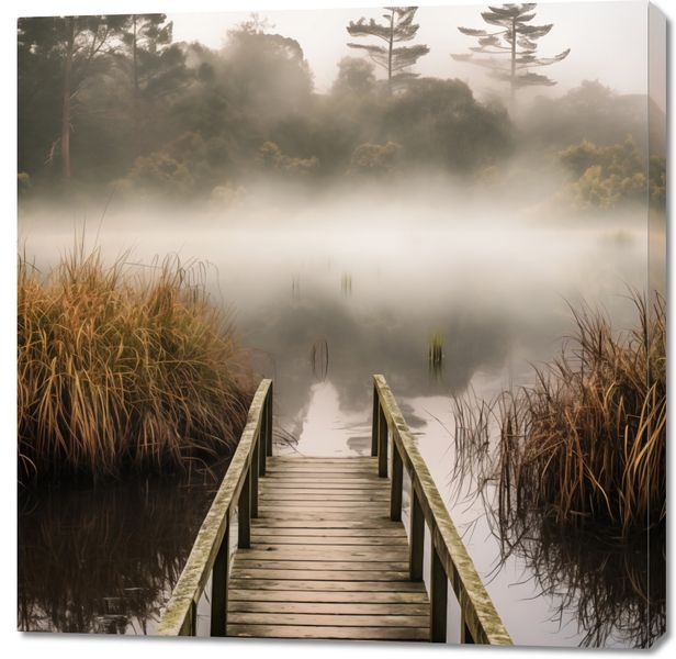 Obraz 100x100cm Most do Tajemnicy zdjęcie 1