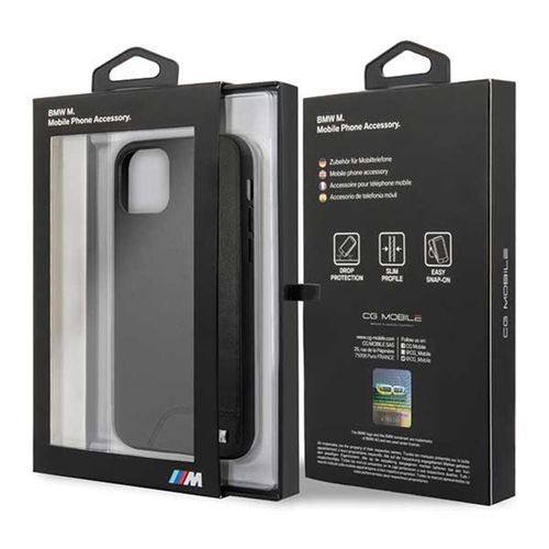 BMW Smooth PU Leather - Etui do iPhone 11 Pro Max (czarny) na Arena.pl