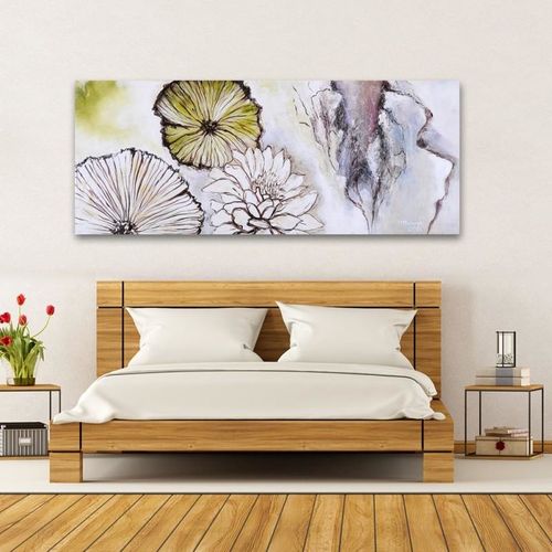 Deco Panel, Kwiaty – abstrakcja – panorama 100x40 na Arena.pl