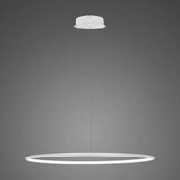 Lampa wisząca Ledowe Okręgi No.1 80 cm 3K czarna