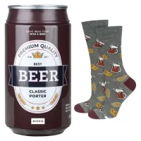 PIWO W PUSZCE SOXO ŚMIESZNY PREZENT NA 18 URODZINY SKARPETKI ROZM. 40-45