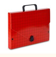 Teczka Meeting Czerwona Z Rączką 4Cm 0011