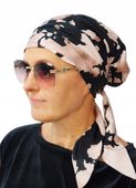 Chustka damska Lara 289 z wiskozy przewiewny turban także po chemioterapii
