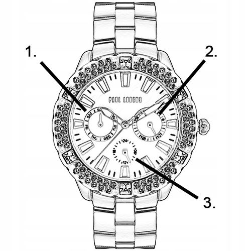 Zegarek damski Paul Lorens NAOMI ZŁOTY elegancki CYRKONIE data box +GRAWER na Arena.pl