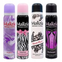 Malizia 4x włoski dezodorant w sprayu 100 ml BESTSELLER
