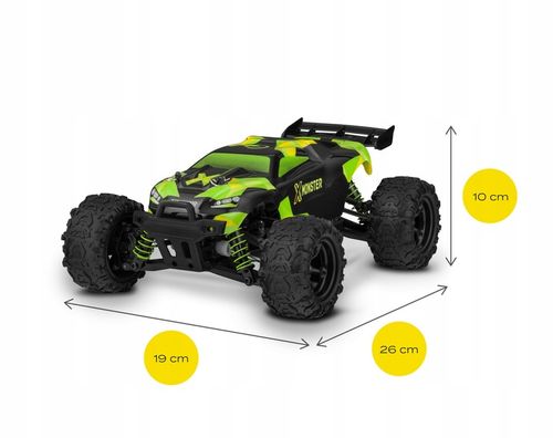 Samochód Auto zdalnie sterowany sterowane autko RC 4x4 100m 30km/h na Arena.pl