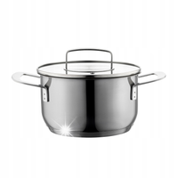 Garnek nierdzewny Florina Infinity 18 cm 2,2L z pokrywką indukcja gaz