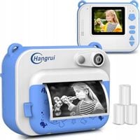 Hangrui Aparat natychmiastowy dla dzieci 1080P SD 32GB 3 rolki