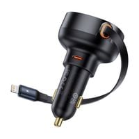 ładowarka samochodowa ze zwijanym kalblem do iphone lightning usb-c