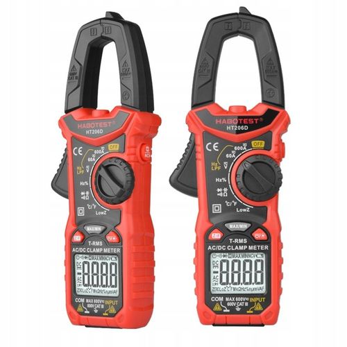 MULTIMETR MIERNIK CĘGOWY WYŚWIETLACZ LCD LATARKA LED BATERIE ETUI na Arena.pl