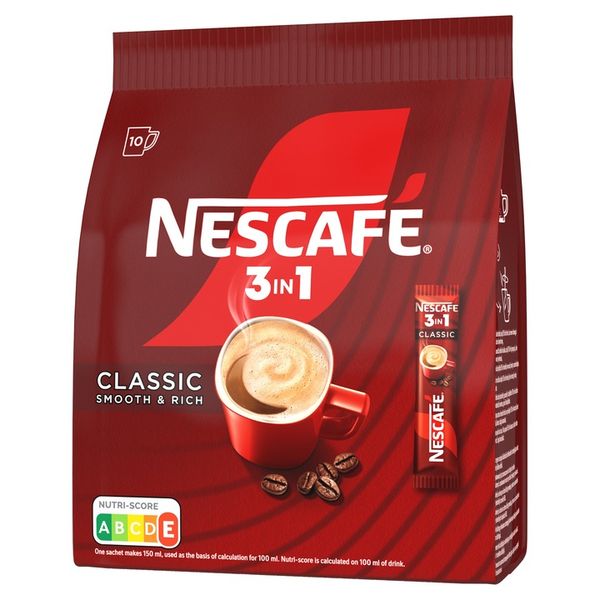 Kawa NESCAFE 3w1 SMOOTH & RICH 4x torba 10 SASZETEK (10 x 16,5g) zdjęcie 2