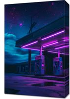 Obraz 40x60cm Moc Neonowej Nocy