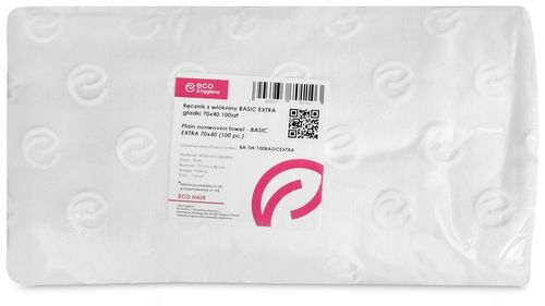 Ręcznik Fryzjerski włókninowy SOFT 70x40cm 100 sztuk na Arena.pl