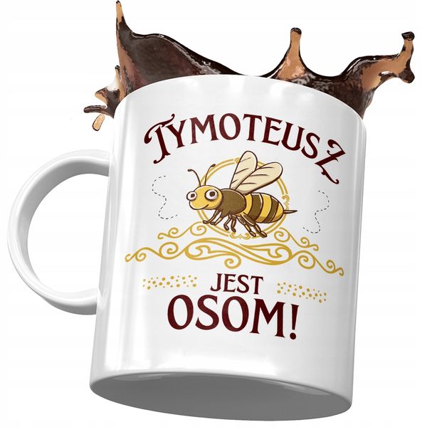 Kubek Dla Tymoteusza Kolegi Przyjaciela Prezent Z Nadrukiem Ze Zdjęciem zdjęcie 1