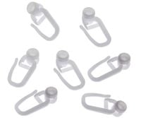 NIEMIECKIE AGRAFKI do ZASŁON FIRAN KARNISZY 100szt