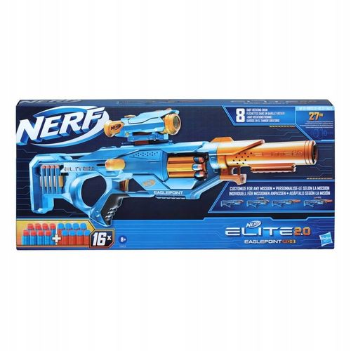 NERF Elite 2.0 Wyrzutnia Eaglepoint RD-8 +strzałki F0423 na Arena.pl